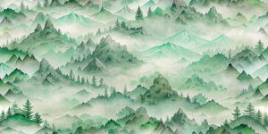 Retro Designs Misty Mountain Retreat