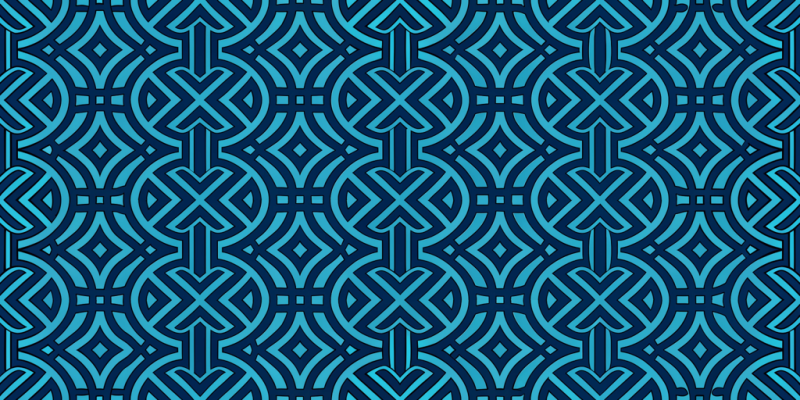 Retro Designs Retro Blue Vortex