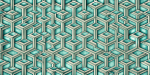 Retro Designs Retro Geometric Teal