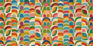 Retro Designs Retro Rainbow Arches