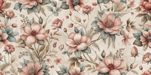 Retro Designs Vintage Blossom Pink