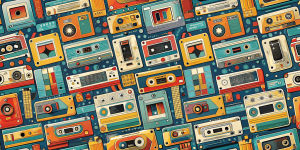 Retro Designs Vintage Cassette Vibe