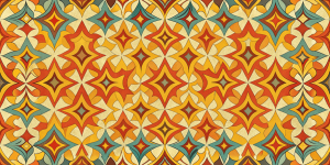 Retro Designs Vintage Starburst