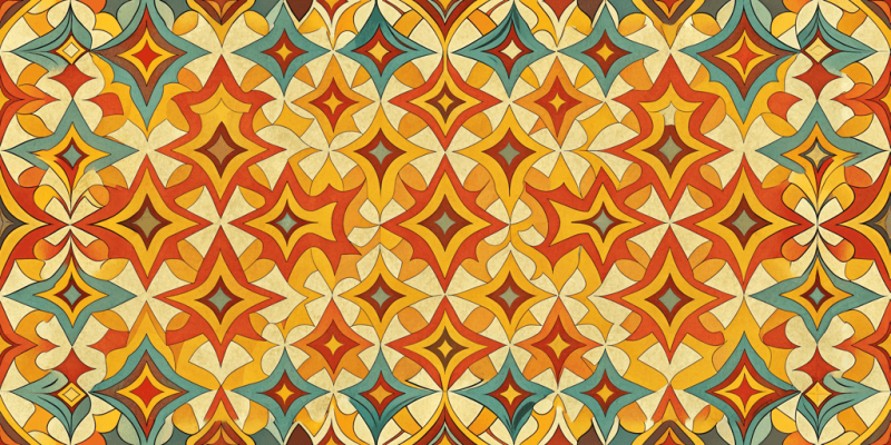 Retro Designs Vintage Starburst