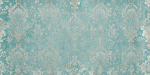 Textured and Faux Finishes Aqua Baroque Elegance Wallpaper