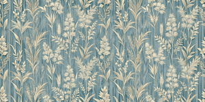 Textured and Faux Finishes Botanical Blue Haven