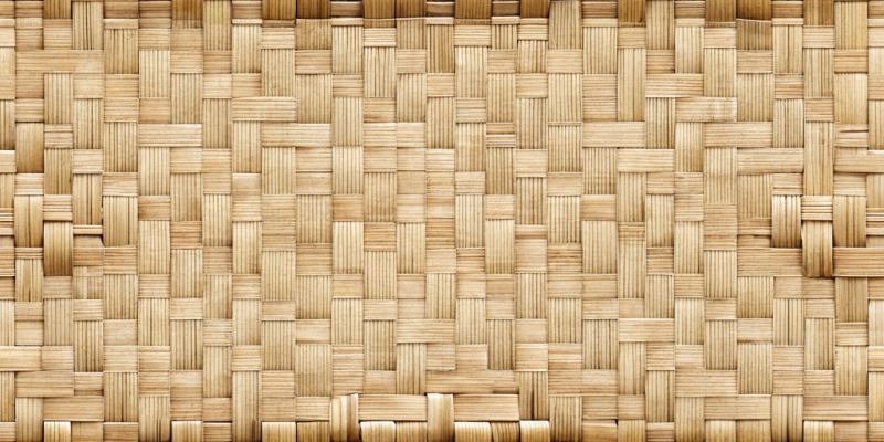 Textured and Faux Finishes Golden Woven Bamboo