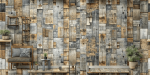 Textured and Faux Finishes Rustic Timber Mosaic