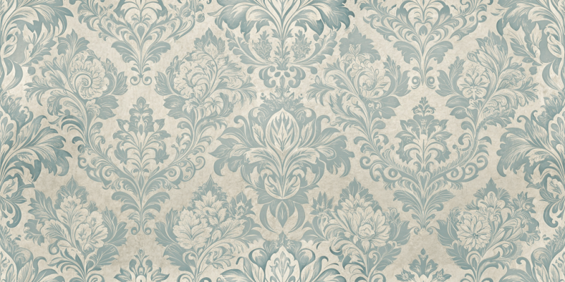 Textured and Faux Finishes Vintage Blue Damask