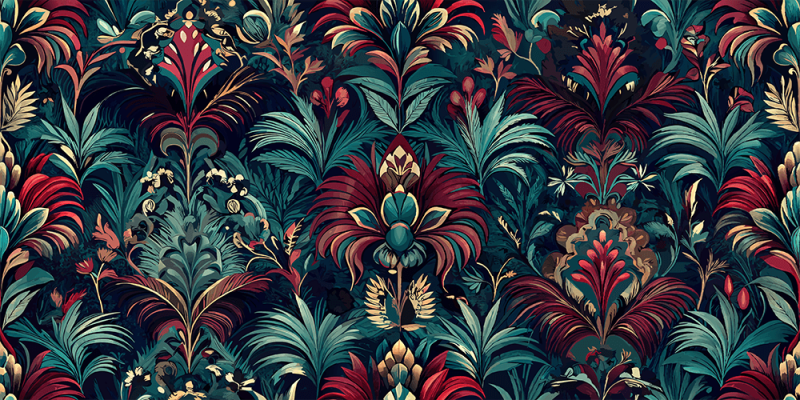 Bold Accent Designs Exotic Flora Escape