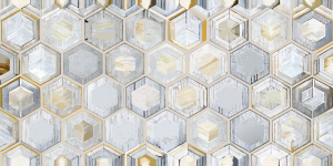 Geometric and Abstract Patterns Hexagon Elegance