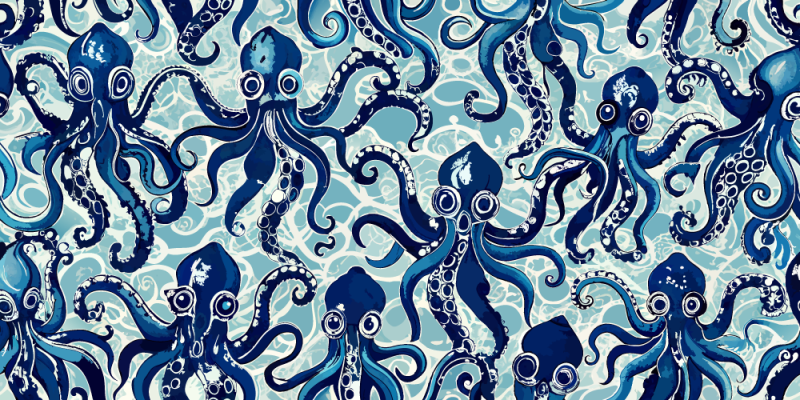 Nautical themes Oceanic Octopus Symphony