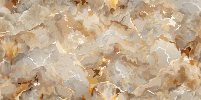Textured and Faux Finishes Golden Marbled Elegance