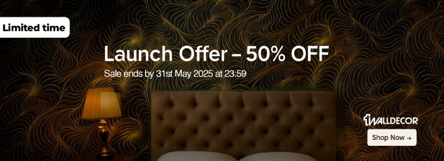 Wall decor promo banner