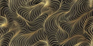 Geometric and Abstract Patterns Woodland Oasis